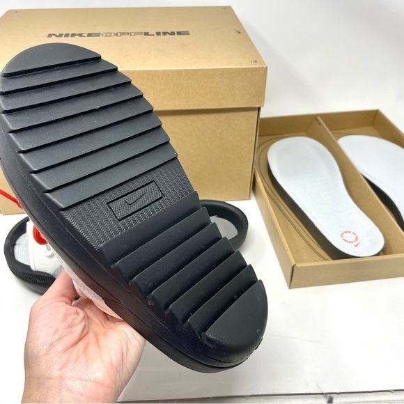 Rare NEW in Box Nike Offline 2.0 Summit White Platform Slides Size W9/M7.5/40.5 - Picture 11 of 13